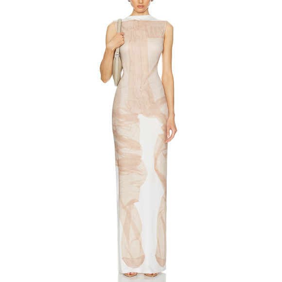 Acne Studios Dresses & Skirts - Acne Studios Sleek Tan Sleeveless Maxi Dress Size M NWT